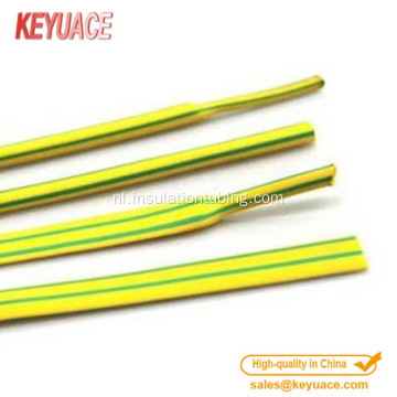 Excellent Tensile Colorful Heat Shrink Tube Geelgroen